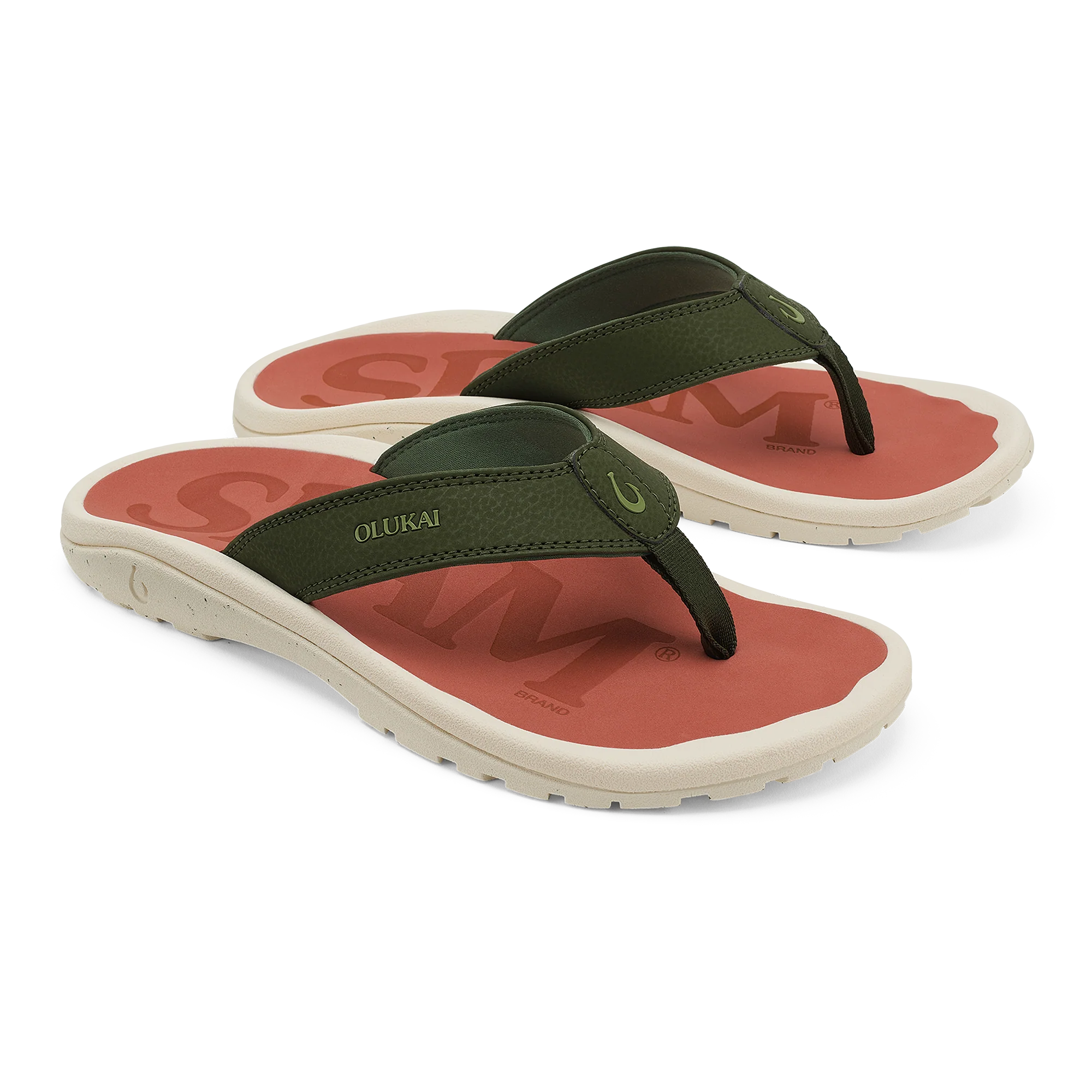 'Ohana  -  Nori / Dark Coral - Image 3