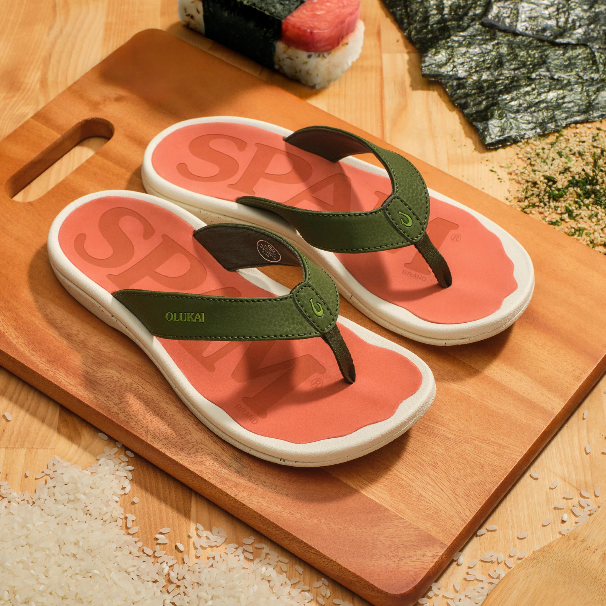 ‘Ohana  -  Nori / Dark Coral - Image 6